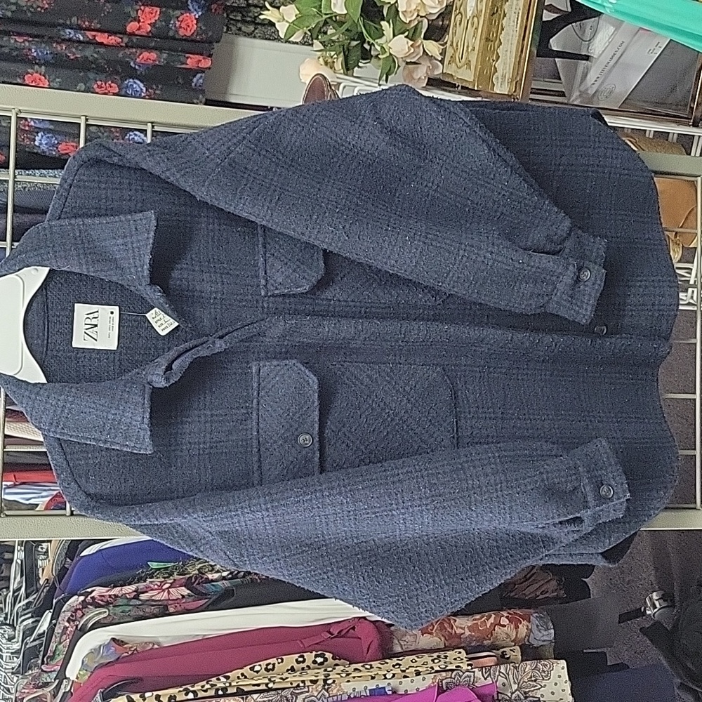 Zara Shacket Oversized Large